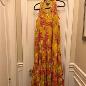 Vibrant Floral Maxi Dress
